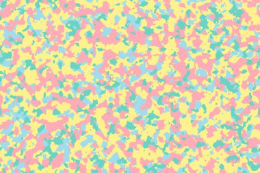 Şekerleme rengi kamuflajı (yeni renk eğilimleri), ergen kostümleri yaratmak için kullanılan moda modeli. Eğilimde renkli, günlük kıyafetlere uygun (gayri resmi kıyafet), tatillerde seyahat, plajda takılmak ve arkadaşlarla sosyalleşmek.