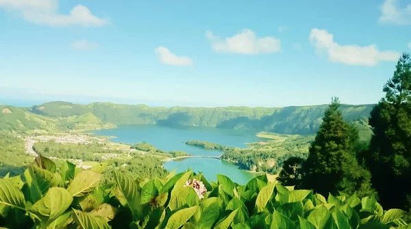 Yedi şehirlerin Lagünü, Azores — Stok fotoğraf