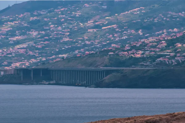 Dangerous landing track in Madeira