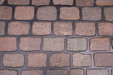 Hollanda'da arnavut kaldırımlı arka plan deseni.