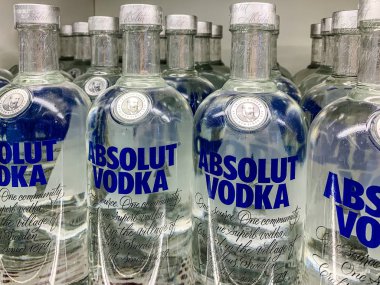 Absolut Vodka votka bir marka, hus yakın üretilen, güney İsveç'te