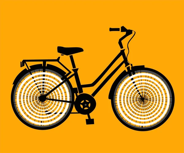 Illustration Vectorielle Vélo Ville — Image vectorielle