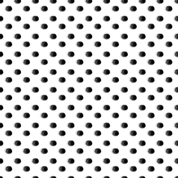 点線の円でシームレスなパターン — ストック写真