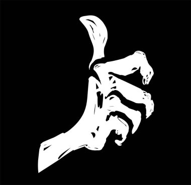 Siyah arkaplanda izole edilmiş hareket çizelgesini göster