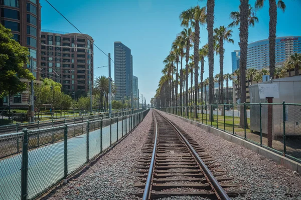 Järnväg San Diego Usa — Stockfoto