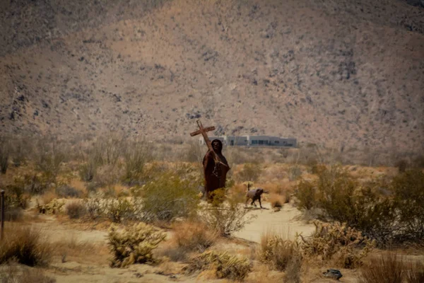 Galleta Wiesen Der Anza Borrego Wüste Usa — Stockfoto