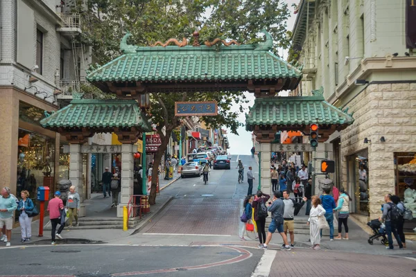 Dragons Gate Chinatown, San Francisco, Ca, Amerika Birleşik Devletleri