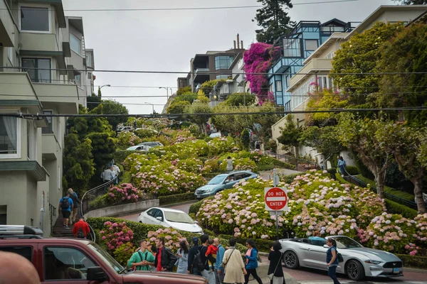 Lombard Street San Francisco Estados Unidos — Foto de Stock