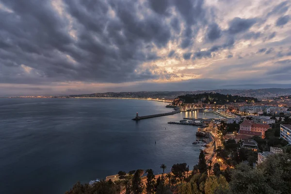 Cidade Nice Riviera Francesa Verão — Fotografia de Stock