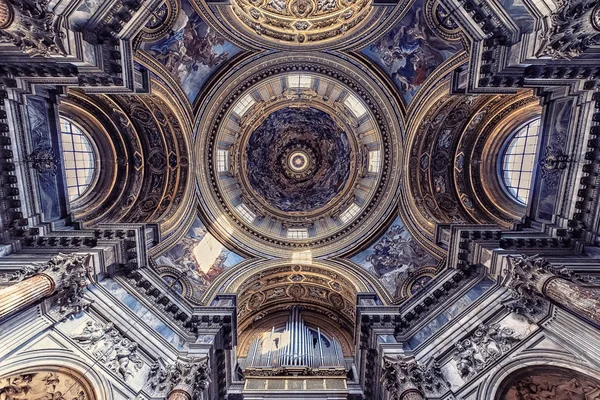 Agone Roma Sant Agnese Tavan — Stok fotoğraf