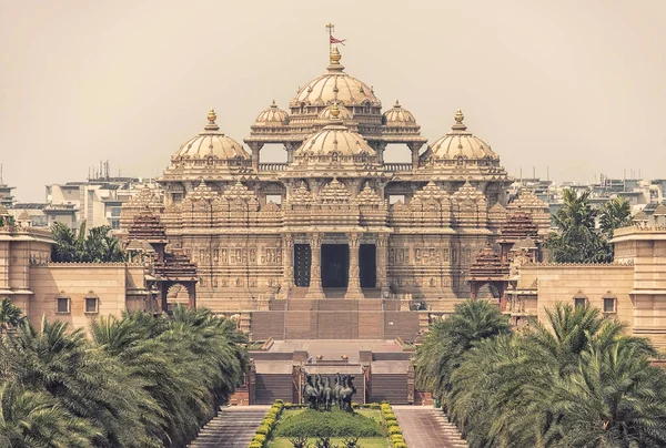 Swaminarayan Akshardham Komplexní Indických Chrámů New Delhi Indie — Stock fotografie