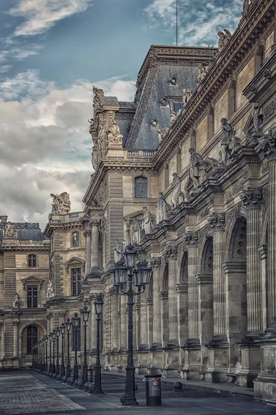 Septiembre 2016 París Francia Museo Del Louvre Durante Día — Foto de Stock