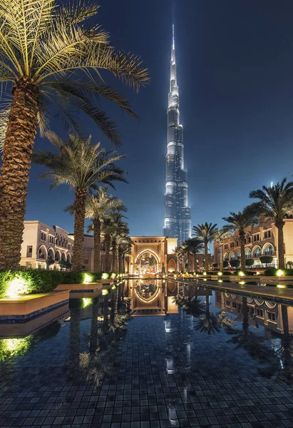 Burj Khalifa Vom Souk Bahar — Stockfoto