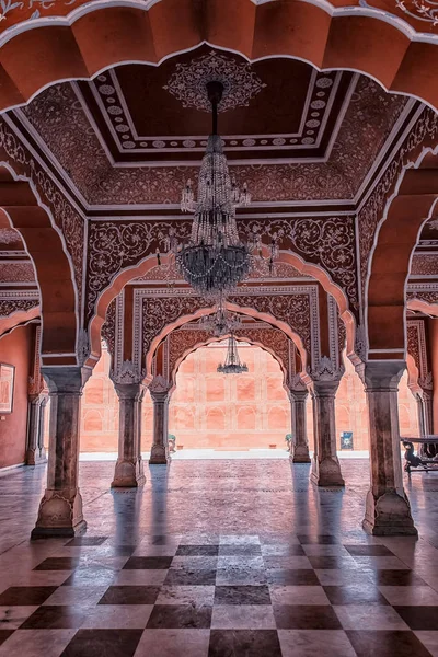 Παλάτι Της Πόλης Jaipur Ινδία — Φωτογραφία Αρχείου