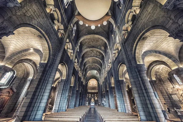 Agosto 2018 Mónaco Mónaco Dentro Catedral Mónaco — Foto de Stock