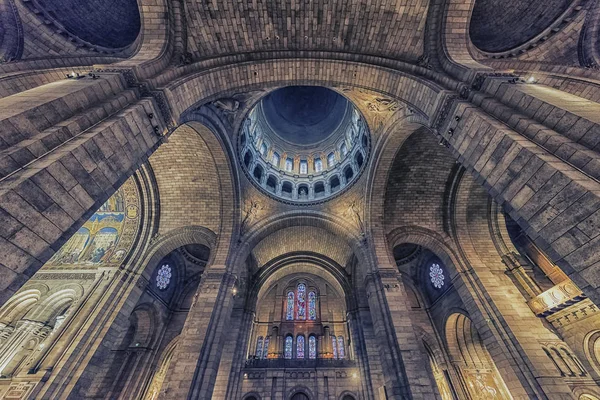 Cúpula Basílica Sacro Coeur Montmartre — Fotografia de Stock