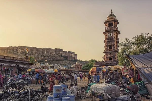 Marknaden Jodhpur Rajasthan Indien — Stockfoto