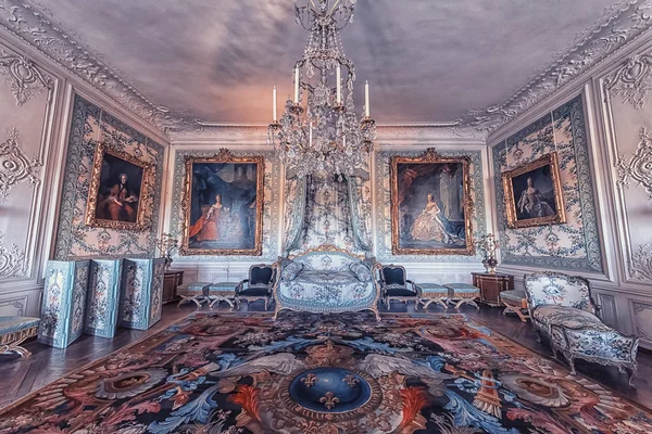 Μέσα Στο Παλάτι Των Βερσαλλιών Κοντά Παρίσι Γαλλία — Φωτογραφία Αρχείου