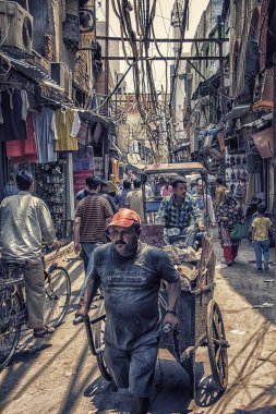 Eski Delhi, Hindistan 'da işlek cadde