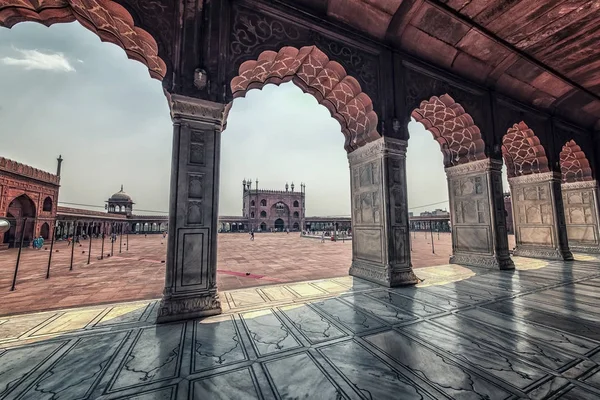 April 2018 Old Delhi India Jama Masjid Moskee Old Delhi — Stockfoto