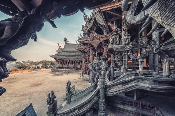 Sanktuarium Prawdy Naklua Pattaya — Zdjęcie stockowe