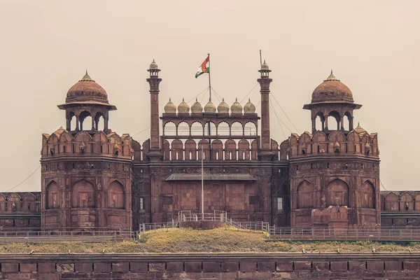 Red Fort Eski Delhi Hindistan — Stok fotoğraf