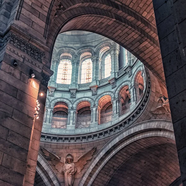 Cúpula Basílica Sacro Coeur Montmartre Paris — Fotografia de Stock