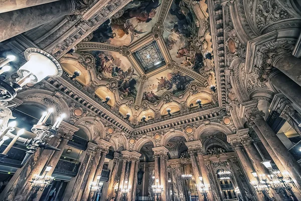 Soffitto Dell Opera Garnier Parigi — Foto Stock