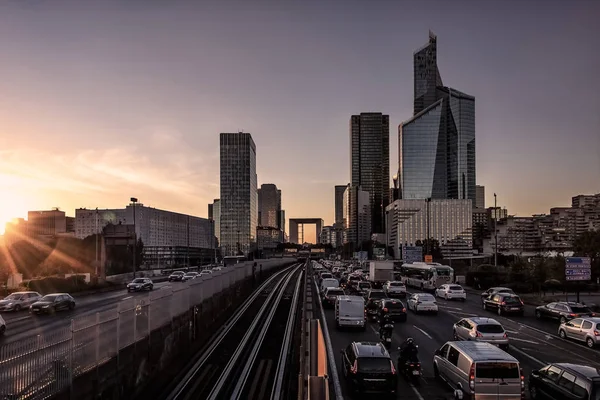 Defense Geschäftsviertel Paris — Stockfoto