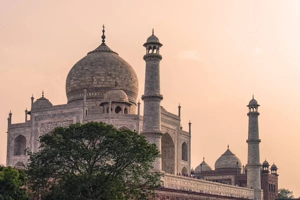 Mausoleo Taj Mahal Agra India — Foto de Stock