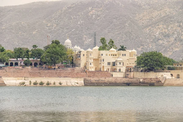 Pushkar Miasto Ciągu Dnia Rajasthan Indie — Zdjęcie stockowe