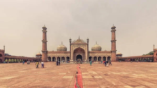 Eski Delhi Deki Jama Camii — Stok fotoğraf