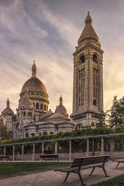 Basílica Del Sacre Coeur Montmartre París — Foto de Stock