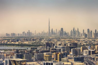 Dubai şehrinin hava manzarası, uae