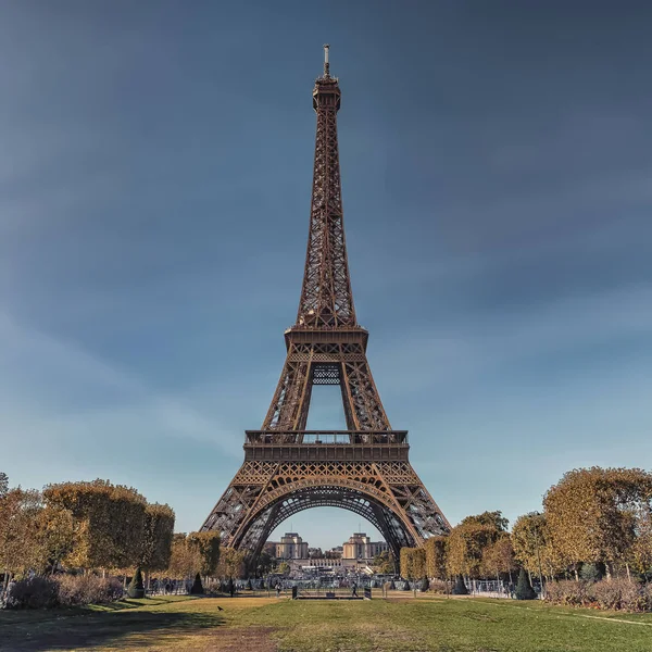 Eiffeltårnet Dagen Paris – stockfoto