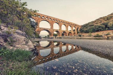 Fransa'da Pont du Gard, Unesco dünya mirası