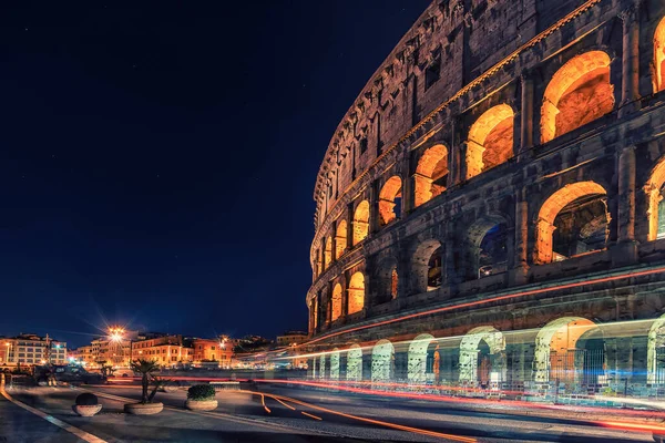 Coliseu Monumento Mais Famoso Roma — Fotografia de Stock