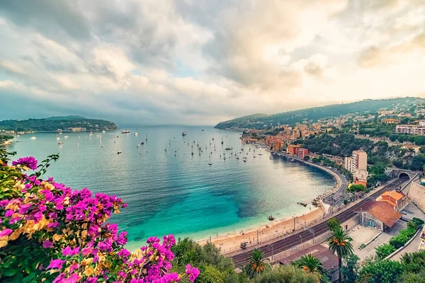 Villefranche Sur Mer Sur Côte Azur Été — Photo