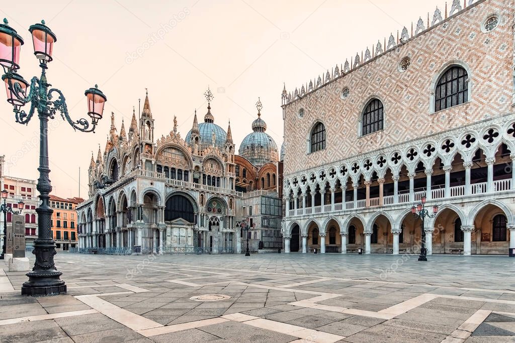 The city of Venice in the morning, Italy