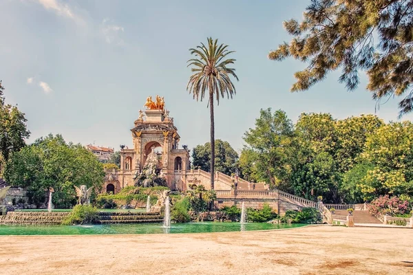 Parc Ciutadella Barcelona Cidade Durante Dia Espanha — Fotografia de Stock