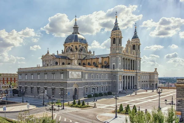 Almudena Cathedral Madrid Ισπανία — Φωτογραφία Αρχείου