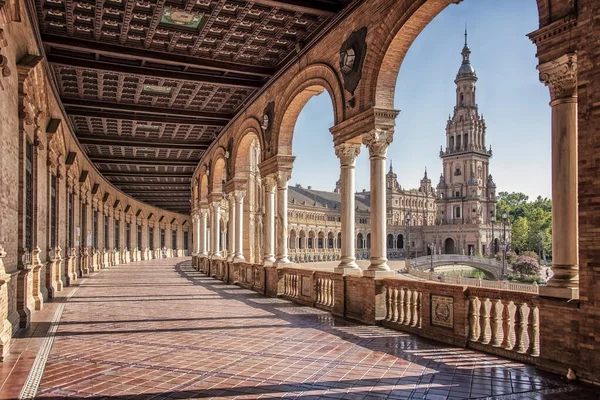 Plaza España Sevilla Andalucía España —  Fotos de Stock