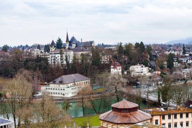  Bern, İsviçre'nin başkenti panoramik resim