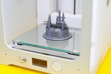 Yazdırma ayrıntı üç boyutlu yazıcıyı kapatın