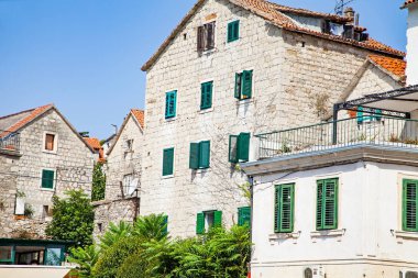 Resim gün güneşli yaz Hırvatistan binaların