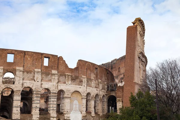 Bela Imagem Cênica Coliseu Roma Capital Itália Ruínas Grande Civilização — Fotografia de Stock