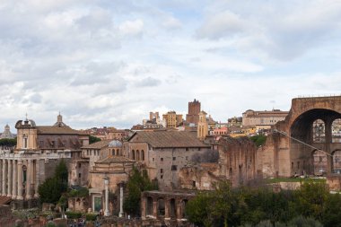 Fotoğraf eski Roma Forum, Rome, İtalya