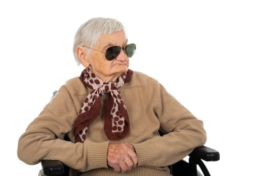 Kör kadın kıdemli