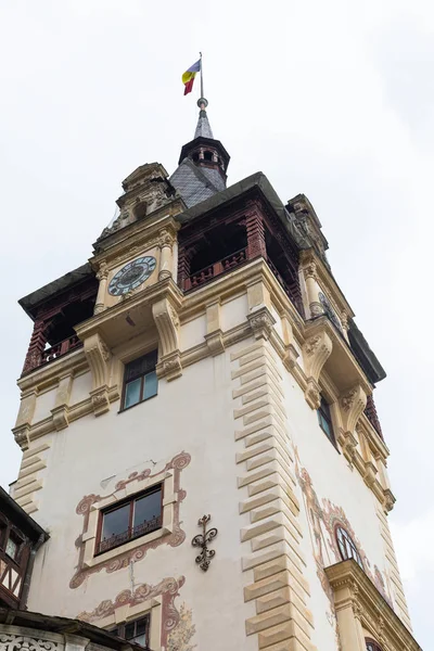 Belle Façade Château Peles Sinaia Roumanie — Photo