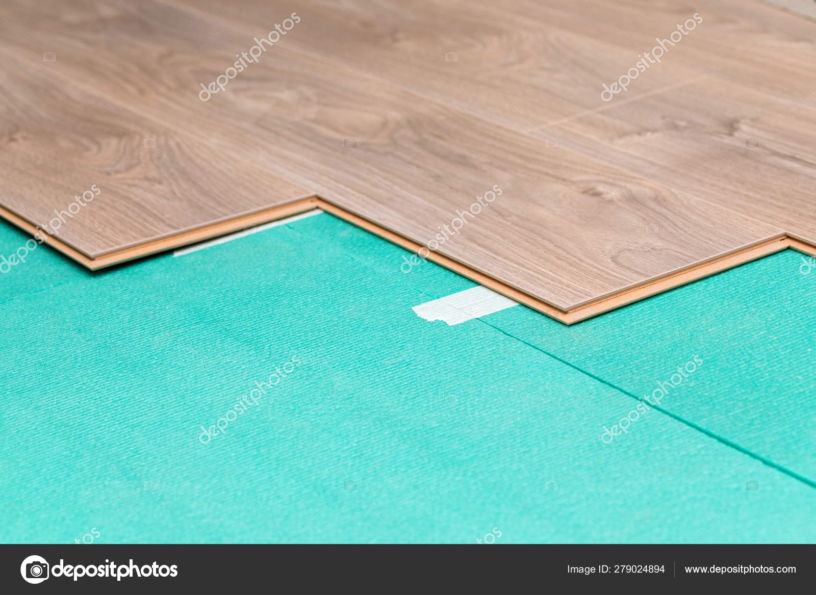 Installing Laminate Flooring Stock Photo C Ocskaymark 279024894